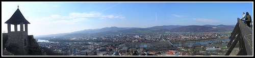 Trenč�n from the castle