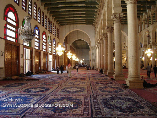 Umayyad Mosque. Interior por Hovic