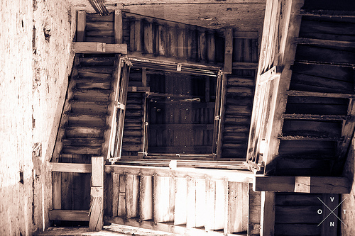 Stairs Bologna tower