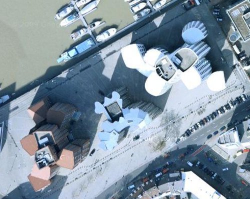 El nuevo Tribunal de Aduanas de Düsseldorf en los mapas de Turismogoogle