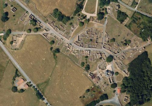 El pueblo fantasma de Oradour-sur-Glane en los mapas de Turismogoogle