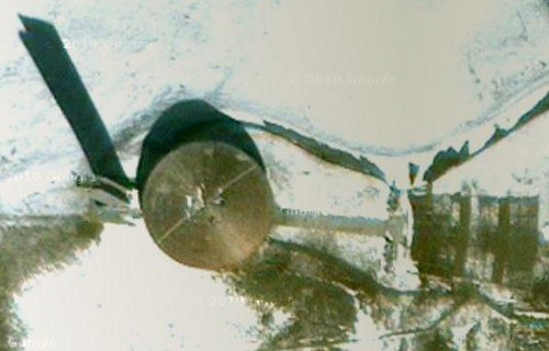 El monumento Buzludja en los mapas de Turismo Google